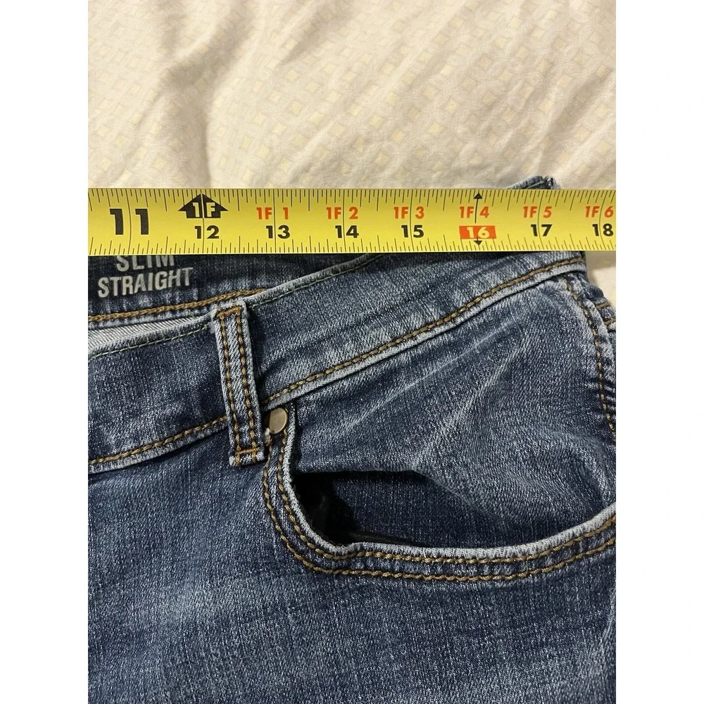 Wrangler Retro Slim Bootcut Jeans Mens 36x30 Blue Denim Cowboy Western Pants